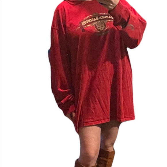 Vintage Harley Davidson Mens 2XL Long Sleeve Crew - Picture 3 of 9